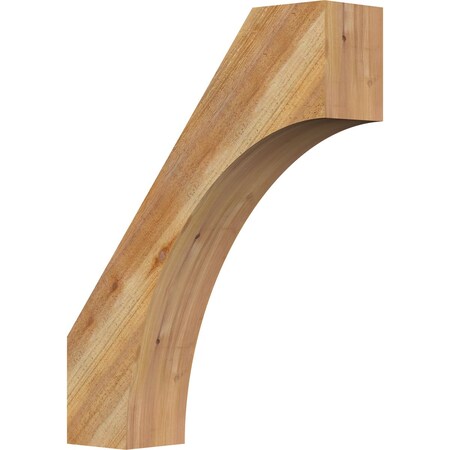 Ekena Millwork 6"W x 24"D x 30"H Westlake Rough Sawn Knee Brace, Western Red Cedar BRC06X24X30WTL00RWR